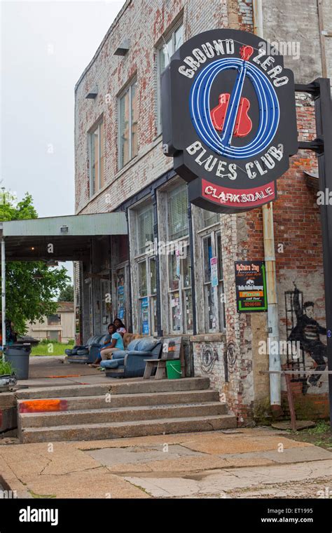 Clarksdale, Mississippi - Ground Zero Blues Club Stock Photo - Alamy