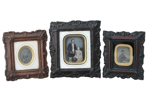 Lot 23 - A collection of Three Framed Ambrotype