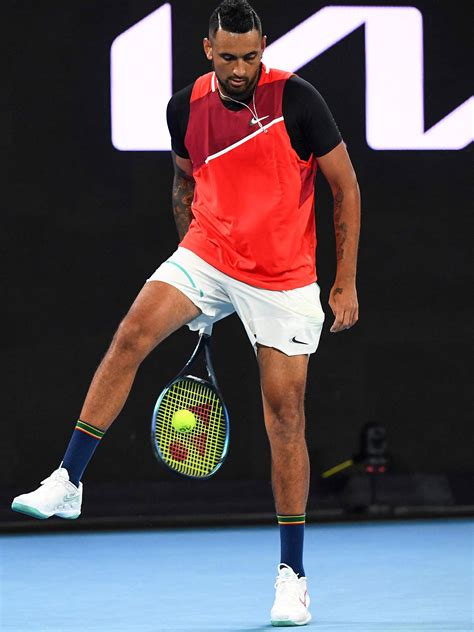 Nick Kyrgios serves between legs in crazy Australian Open moment