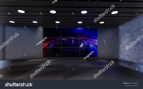 News Studio Backdrop Tv Shows On Stock Illustration 1817208161 | Shutterstock