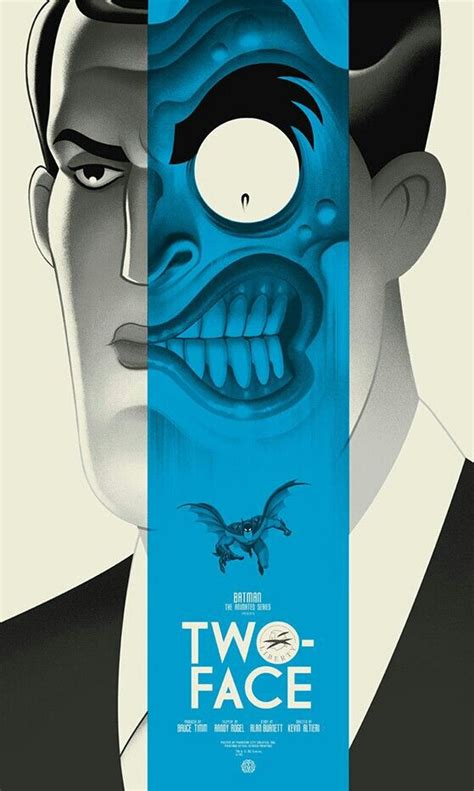 TWO-FACE | Mondo posters, Batman the animated series, Creative posters