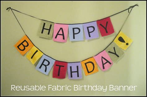 Fabric Birthday Banner - Peek-a-Boo Pages - Patterns, Fabric & More!