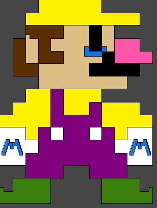 Pixel Wario by Evilcarcrash on DeviantArt