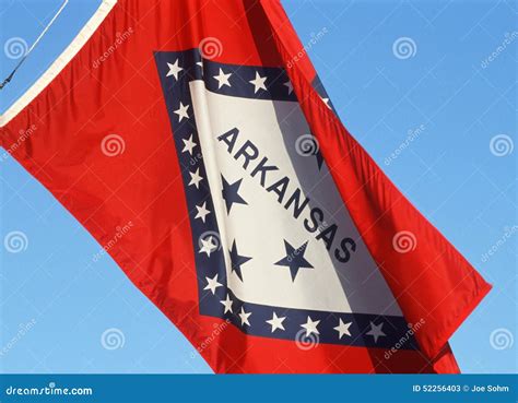 State Flag of Arkansas stock image. Image of america - 52256403