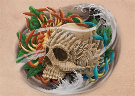 CARVED SKULL.. by tylerrthemesmer on DeviantArt