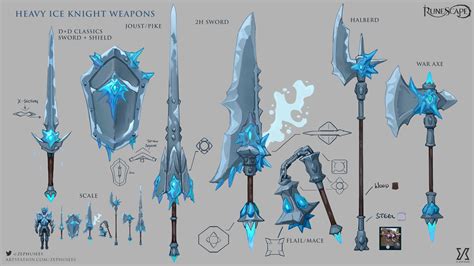 Anime Weapons, Fantasy Weapons, Weapon Concept Art, Armor Concept, Ice ...