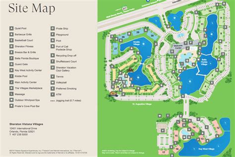 Sheraton Vistana Resort Map - Middle East Map