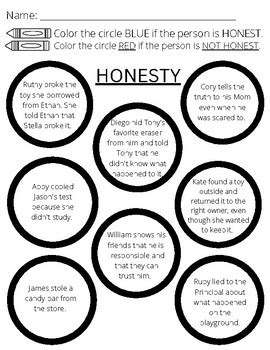 Honesty Worksheets and Teaching Resources - Worksheets Library