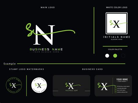 Initial Sn Luxury Signature Logo, Minimalist SN Fashion Logo Icon And ...