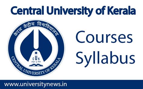 Central University of Kerala Courses And Syllabus – Download Here ...