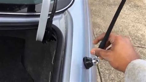 How to install a car antenna - YouTube