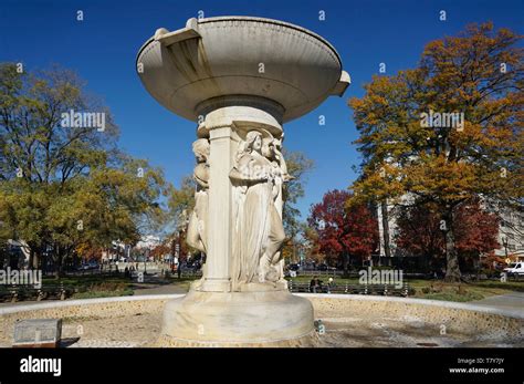 Dupont Circle Fountain aka Rear Admiral Samuel Francis Dupont Memorial ...