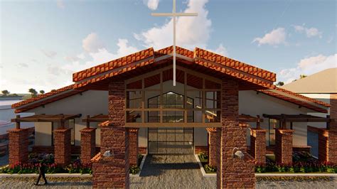 CHURCH 3D WALKTHORUGH |CHURCH ANIMATION | ARCHITECTURE DESIGN OF CHRUCH - YouTube