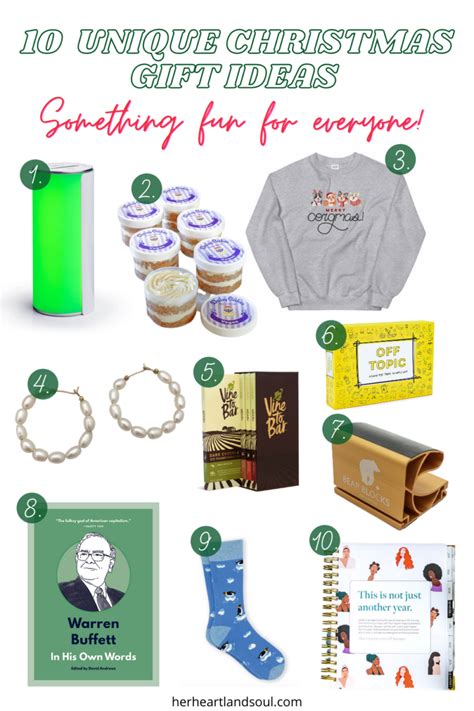 10 Unique Christmas Gift Ideas - Her Heartland Soul