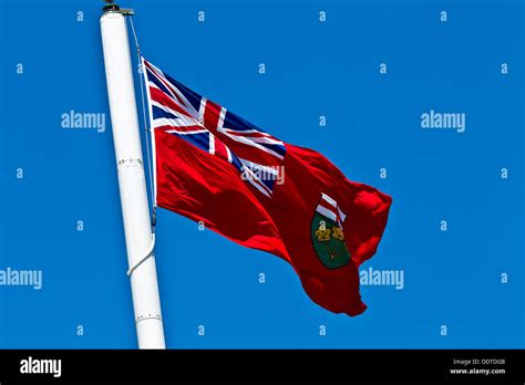 Flag of Province of Ontario Canada Stock Photo - Alamy