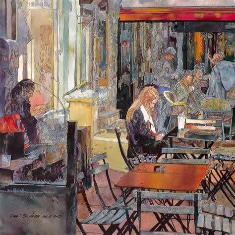 Amsterdam Cafe - Original has sold - John Salminen