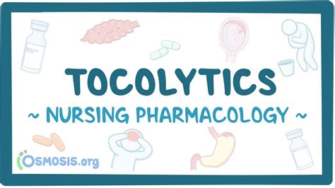 Tocolytics: Nursing Pharmacology - YouTube