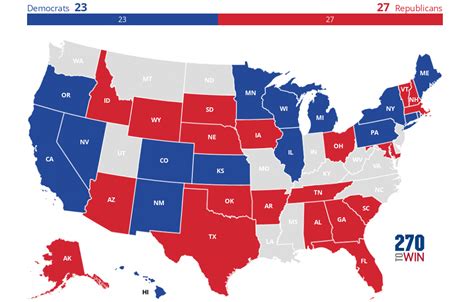 2021-22 Governor by Incumbent Party