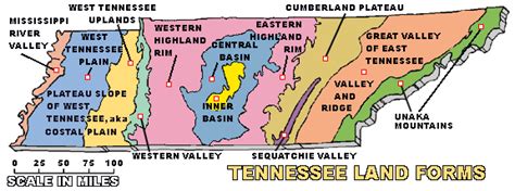 Tennessee Topography Map, TNGenWeb