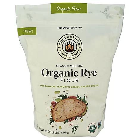 King Arthur Organic Rye Flour - 3 LB - Pavilions