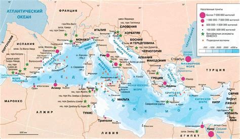 Mapas del Mediterráneo - ubicación, países e islas | MirPlaneta