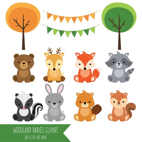 woodland baby shower clip art 10 free Cliparts | Download images on Clipground 2024