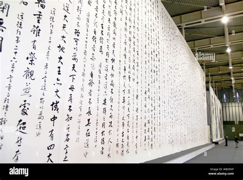 The world¯s largest calligraphy Tao Te Ching by Chinese calligrapher ...