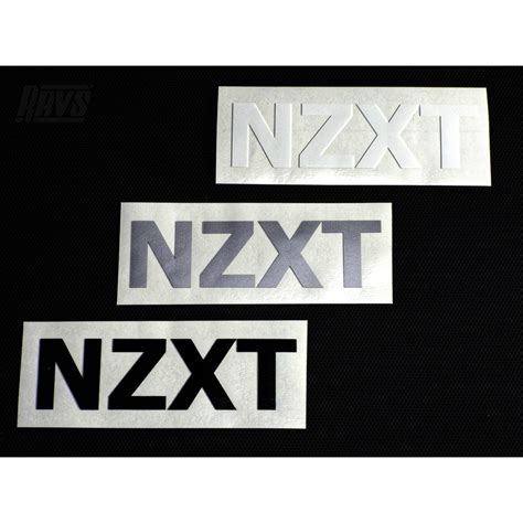 NZXT logo sticker / cutout vinyl sticker | Shopee Philippines