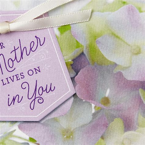 Sympathy Stationery & Office Supplies Hallmark Sympathy Card for Loss of Mom Your Mother Lives ...