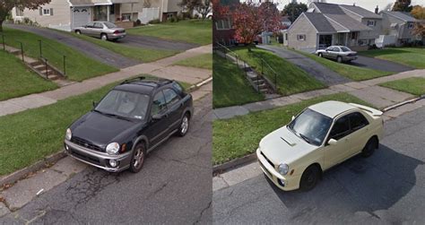 I found my car on Google Street View, funny the difference one year can ...