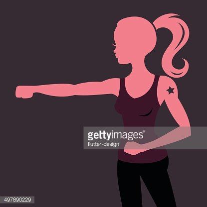 Women's Self Defense Illustration Stock Clipart | Royalty-Free | FreeImages