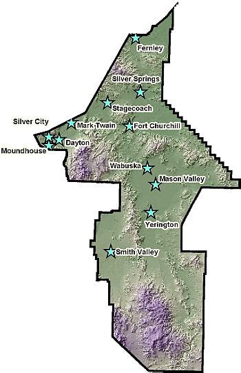 Title Page / County Map - Lyon County Fire Plan - Nevada Community Wildfire Risk / Hazard ...