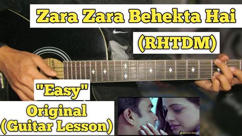 Zara Zara Behekta Hai - RHTDM | Guitar Lesson | Easy Chords | Acordes - Chordify