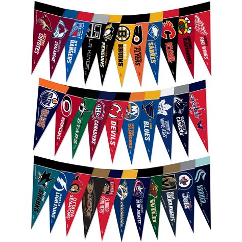 Complete NHL Mini Pennant Set