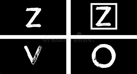 Collection of Russian Z O V Black Backgrounds. Military Symbol, Russian ...