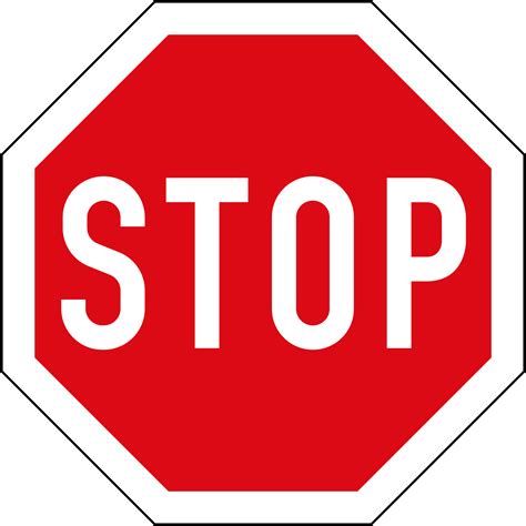 Stop Sign Transparent Background Road Signs In Japan - Stop Sign Word Art Clipart - Full Size ...