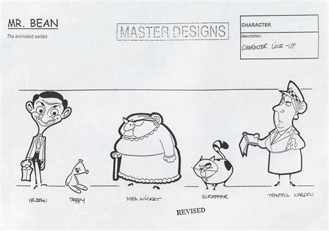 Living Lines Library: Mr. Bean: The Animated Series (2002-2003) - Model Sheets