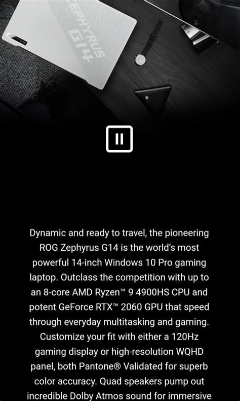 AMD Ryzen 9 4900HS RTX2060 Asus Zephyrus G14 120Hz Display Gaming ...