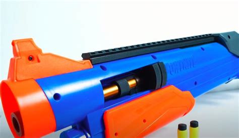 Free 3D file Nerf Fortnite Pump sg shotgun mod guide ——build in mag and ...