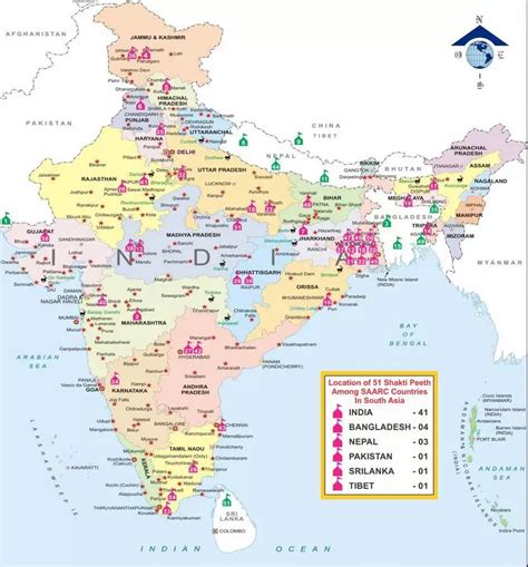 Where Are Shakti Peethas Located? - 51 Divine Feminine Energy-%sitename%