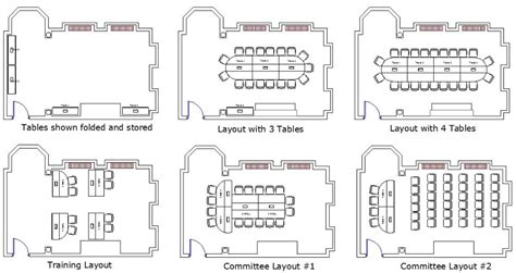 Folding Conference Table for Town Council - Fusion Executive Furniture