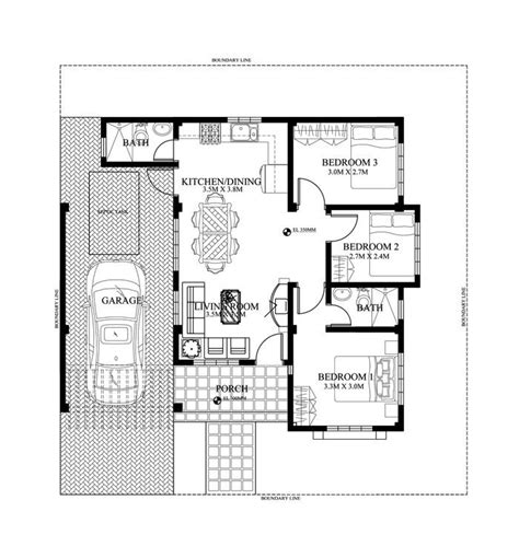 Amazing Style 24+ Floor Plan 100 Sqm Bungalow House Design