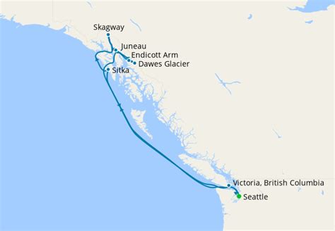 quantum of the seas alaska itinerary 2023 Itinerary map - Cruise Room Ideas