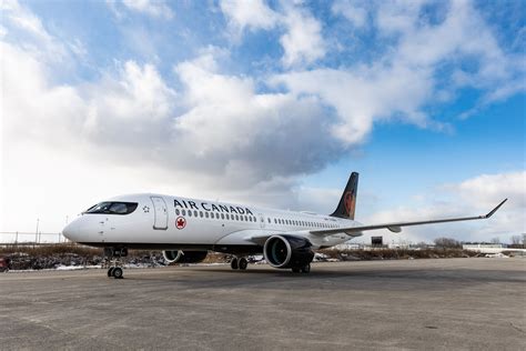 Delivery of the First Air Canada Airbus A220 - Airport Spotting