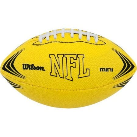 Wilson Sporting Goods NFL Mini Rubber Youth Football - Walmart.com