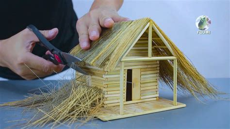 DIY Mini Wooden Cottage - How to Make Small House - YouTube