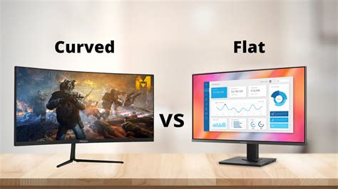 Curved vs Flat Monitors: Exploring the Pros and Cons – PRISM+