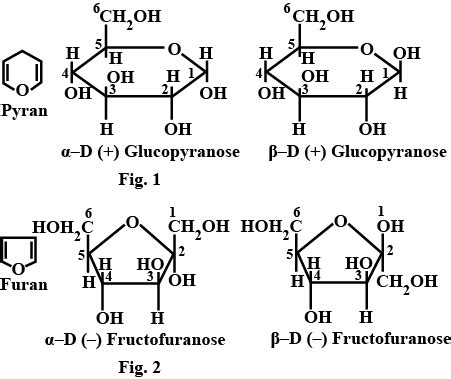 Write the Haworth structure of glucose and fructose.