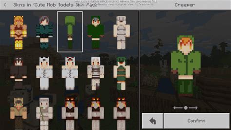 Cute Mob Models Skin Pack - MC Skin Packs | minecrafts.us