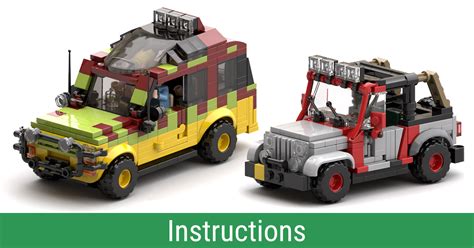 Stunning designs of the vehicles from Jurassic Park that you can now build in LEGO [Instructions ...